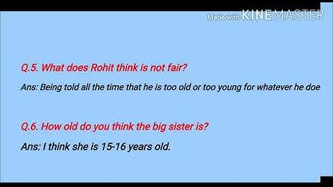 Class 3 English Chapter 6 Its Not Fair Page No 66