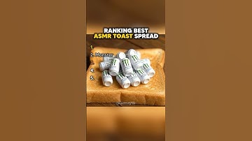 Ranking The Best AI ASMR Toast Spread ✨🍞#asmr #aiasmr #toast