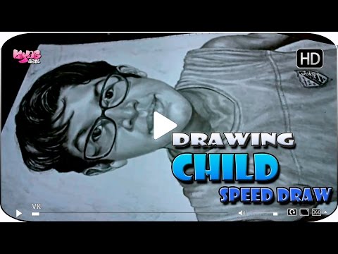 BOY Drawing pencil graphite / Dibujo de Niño a Lápiz de GRAFITO