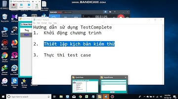 Demo cách sử dụng phần mềm TestComplete