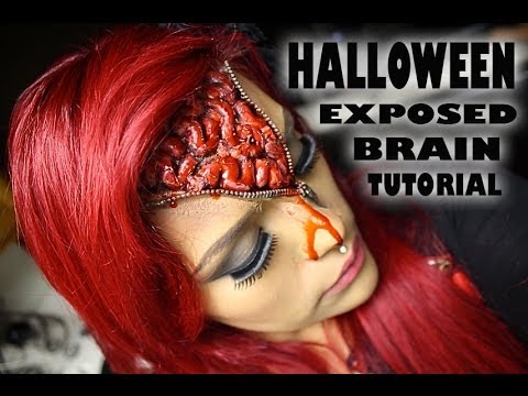 Halloween Exposed Brain Makeup Tutorial | LoLo Love makeup artist choice