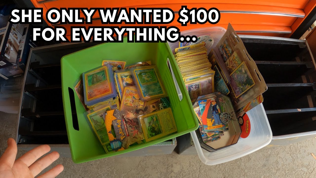 I BOUGHT A VINTAGE POKEMON CARD COLLECTION AT A GARAGE SALE YouTube I BOUGHT A VINTAGE POKEMON CARD COLLECTION AT A GARAGE SALE YouTube