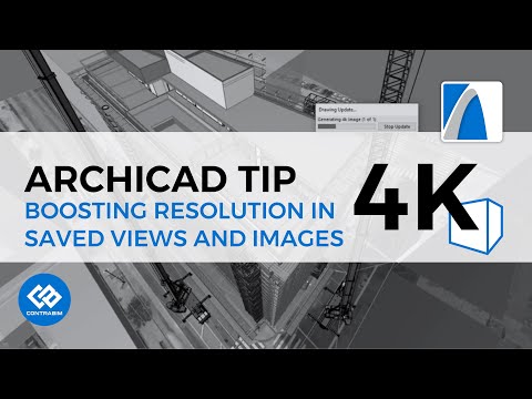 ARCHICAD Tip - Boosting Resolution in Saved Views and Images