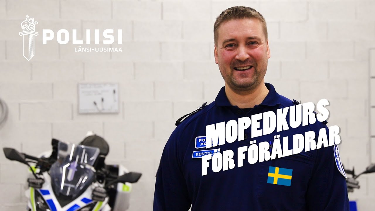 Mopedkurs för föräldrar: kommissarie Hannu Kontola svarar på de vanligaste frågorna