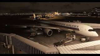 MSFS24 - INI A359 - Late Night Departure From Seattle RW16L - SIAV Group - SQ28
