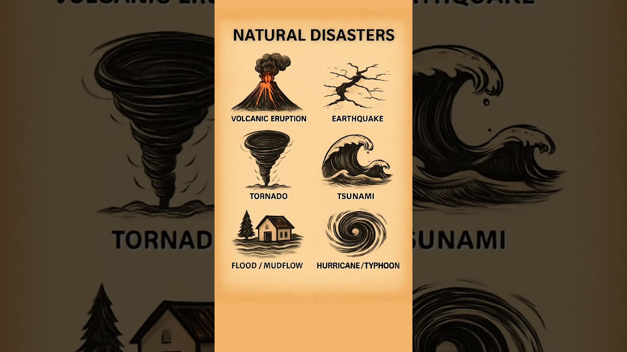 🌎 DISCOVER TYPES OF NATURAL DISASTERS ☄️ Pt.4 