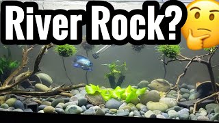 River Rock Large Stone as Aquarium Substrate