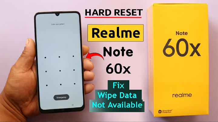 Hard Reset Realme Note 60x Remove Pattern/Pin/Password - Fix Wipe Data Not Available