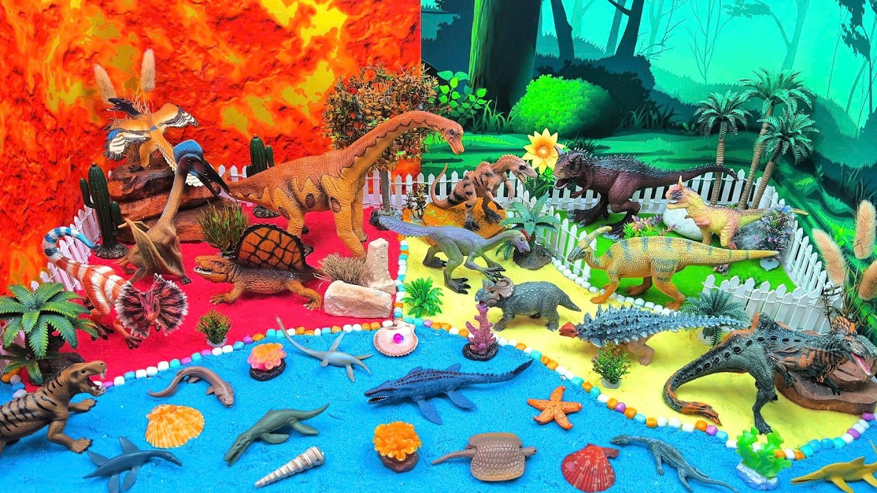 🦖 Explore the Amazing World of Dinosaurs! 🌋🌿🌊