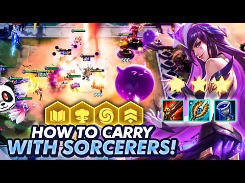 HOW TO WIN GAMES WITH SORCERERS! | TFT | Teamfight Tactics
