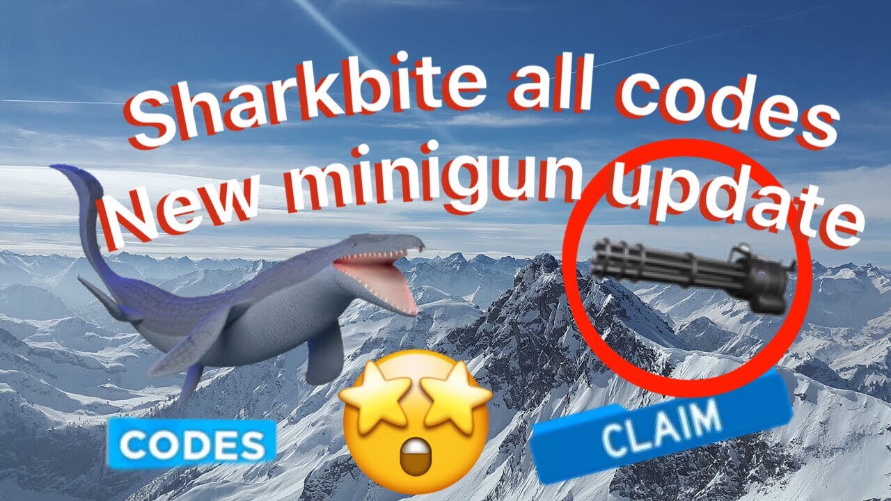 Shark Bite All Codes New Mini Gun Update Youtube - roblox sharkbite minigun