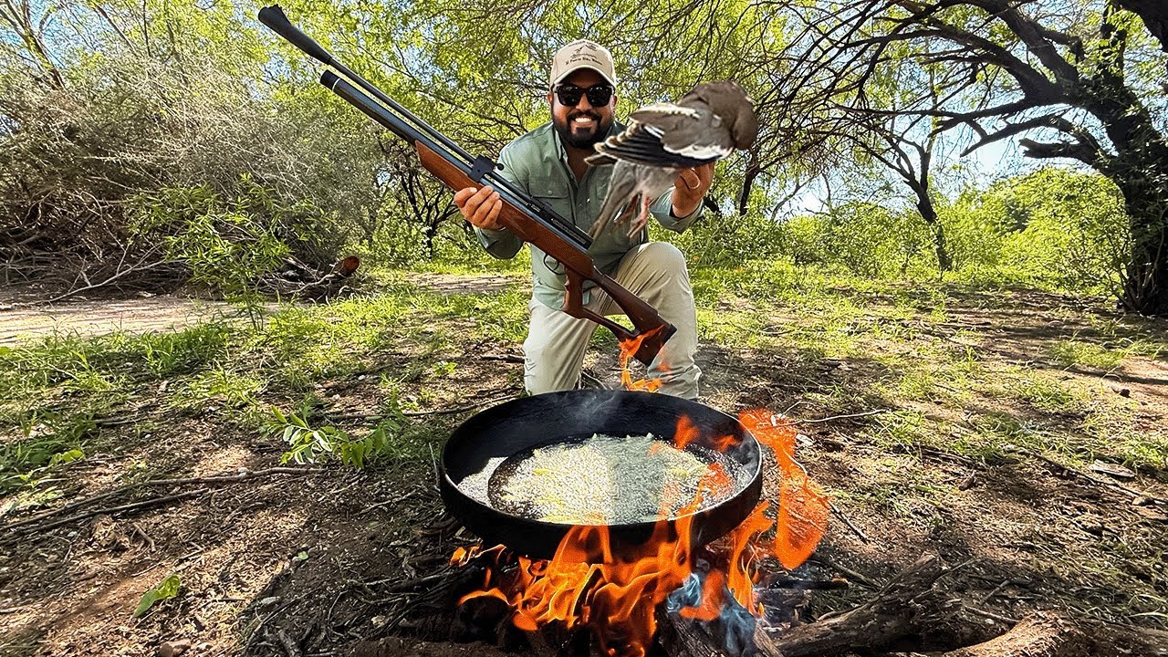 Caza y cocina: PALOMAS al DISCO || Caceria con RIFLE PCP 5.5 Temp 2026 