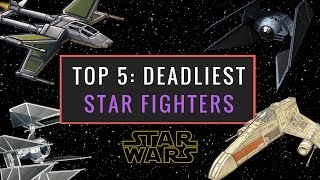 Star Wars: 5 Deadliest Star Fighters | EU / Legends Ranked screenshot 2