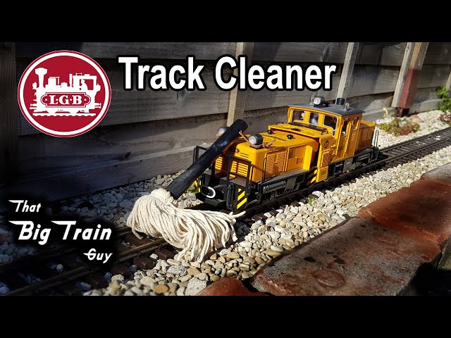 LGB Track Cleaning Locomotive - CLEANING MADE EASY - YouTube