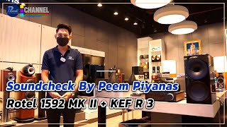 จับคู่ซูเปอร์แมทชิ่ง Rotel  RA-1592 MK II & ลำโพง KEF R 3