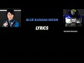BLUE BANANA MOON CODED LYRICS|RYOŪMA BABA & GENDA TESSHOU