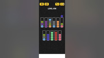 Ball Sort puzzle Level 670     - Color Puzzle Game #ballsortpuzzle #allgameshere
