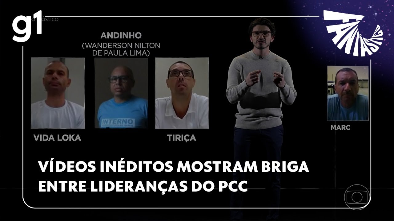Fantástico: vídeos inéditos mostram briga entre lideranças do PCC