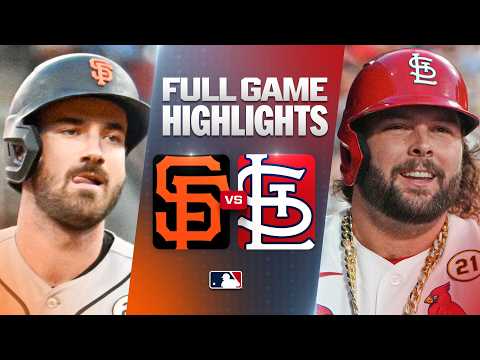 GIANTS vs. CARDINALS: Official Full Game Highlights (September 15) | 2026 MLB Season 공식 하이라이트 썸네일