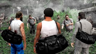 Franklin, Michael & Trevor in a ZOMBIE Outbreak.. (GTA 5 Apocalypse #1)