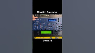 Novation Supernova Demo 36 #asmr #synth #sound-effect #ringtone #noise