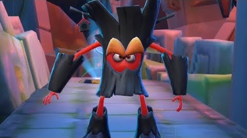 Crash Bandicoot: On the Run! Inferno Thorn Thing Lvl 1