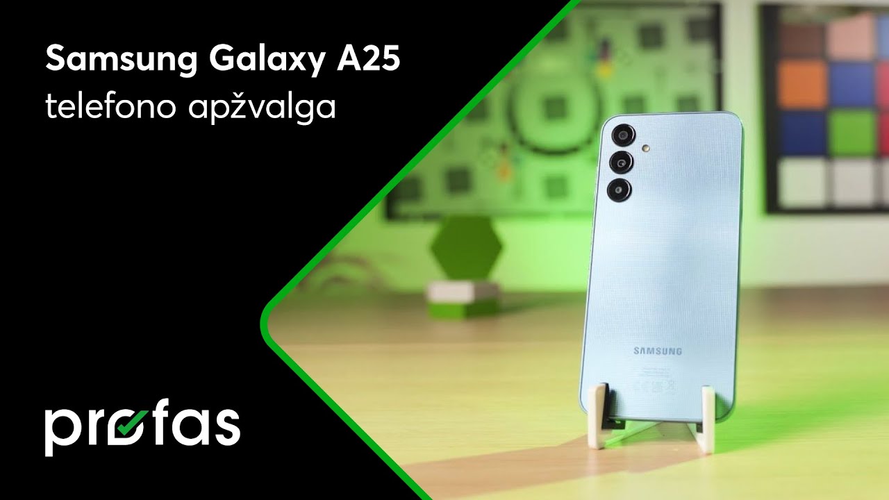 Samsung Galaxy A25 5G išmanusis telefonas 6+128 GB, Blue Black