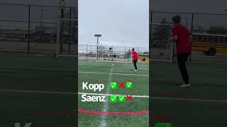 Kopp vs Saenz Penalty Kicks episode 2 #football #penaltyshootout #pens #pks #championsleag #worldcup