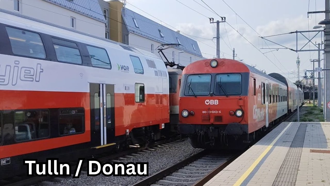 Züge in Tulln / Donau ★ 06.08.2025
