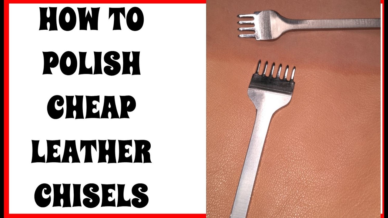 POLISHING CHEAP LEATHER STITCHING CHISELS 