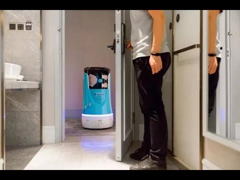 Video: Robots Vervangen Mensen Voor Roomservice In Dit Hotel