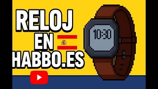 Tutorial | Reloj con hora de españa con wireds  | Habbo  | 2025