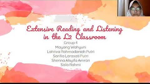 Extensive Reading and Listening in the L2 Classroom