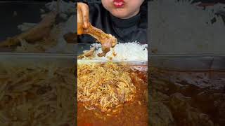 ASMR EATING SPICY MUTTON CURRY,MUTTON KOFTA CURRY,EGGS CURRY,CHICKEN CURRY,WHITE RICE *FOOD* shorts