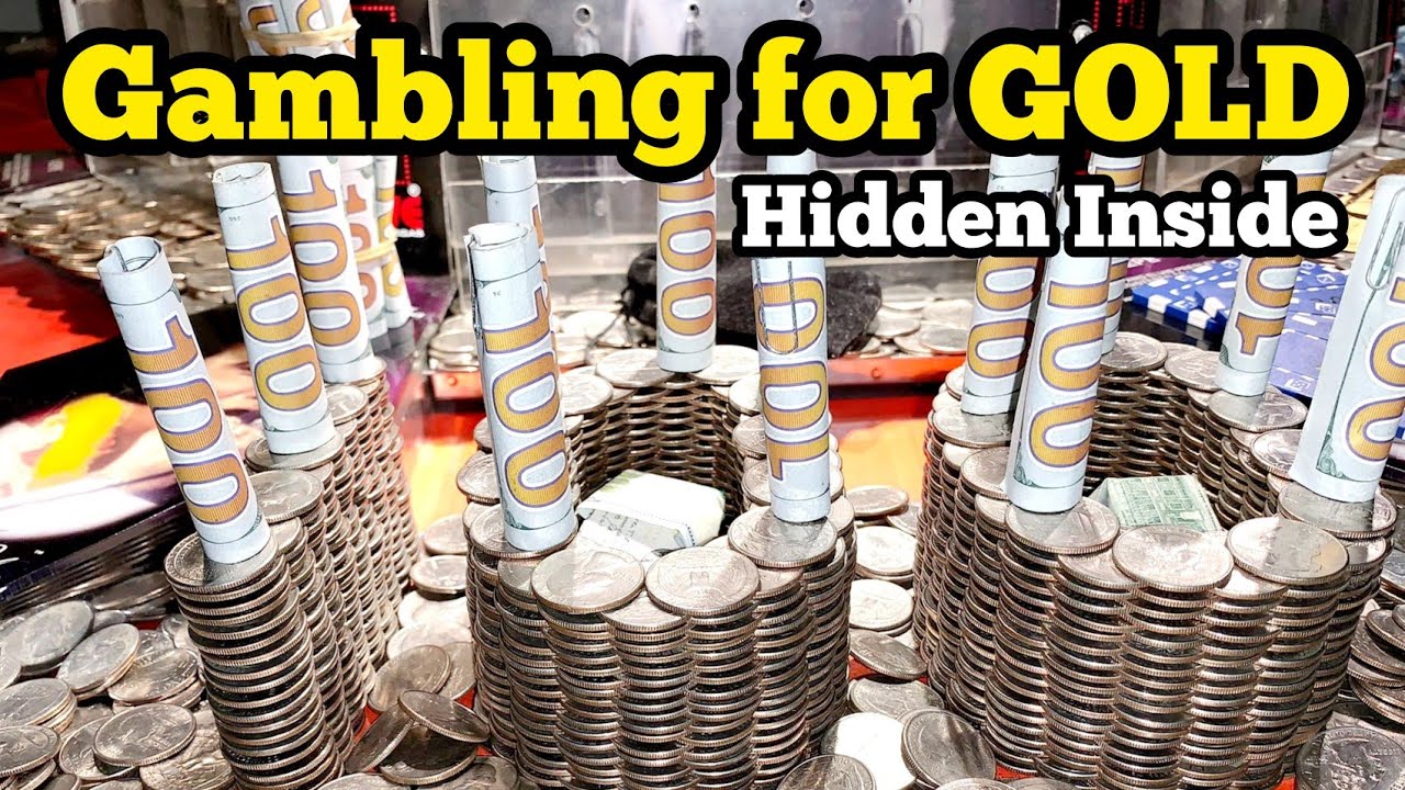 GAMBLING FOR GOLD … Inside The High Limit Coin Pusher Jackpot WON MONEY ASMR