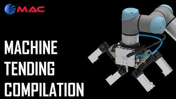 Machine Tending – Cobot – Compilation Video