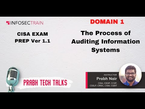 CISA Domain 1 The Process of Auditing Information Systems Part 1.1 Review