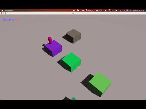 Jump-jump game made with bevy engine