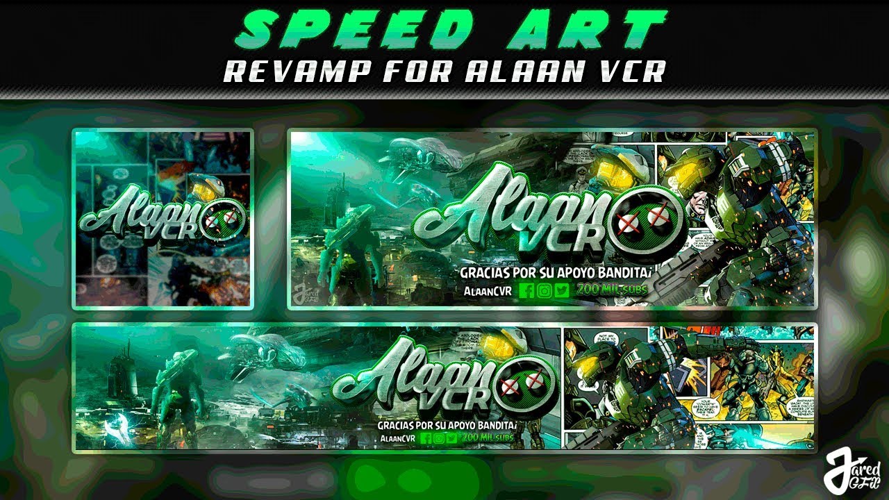 SPEED ART - REVAMP FOR ALAAN VCR - @JAREDGFX