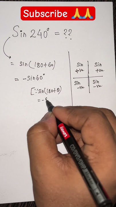 how-to-find-sin240-l-sin-240-degrees-value-maths-trending