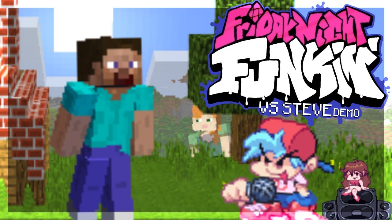 fnf #fnfmod #mod #minecraft #steve