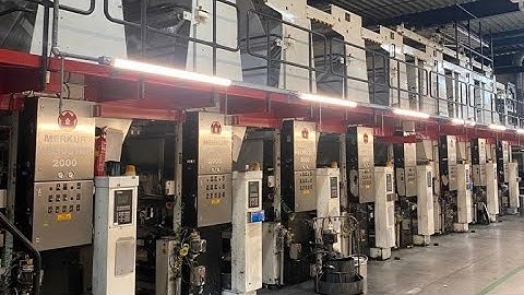 W&H Heliostar rotogravure printing press - G23006