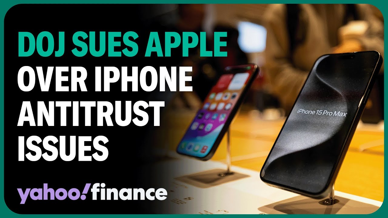 US DOJ sues Apple over iPhone antitrust issues - YouTube