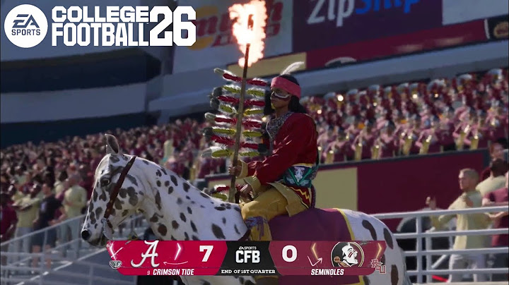 Alabama v Florida State College Football 26 Gameplay (Heisman difficulty)