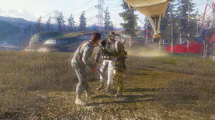 MW2- Ghost and Roach death scene with noclip