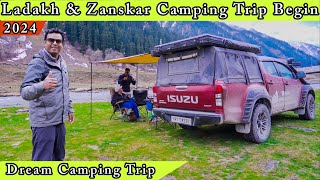 DELHI TO LEH LADAKH & ZANSKAR 2024 EXTREME CAMPING TRIP START | DELHI TO SONMARG | LADAKH 2024 | EP1