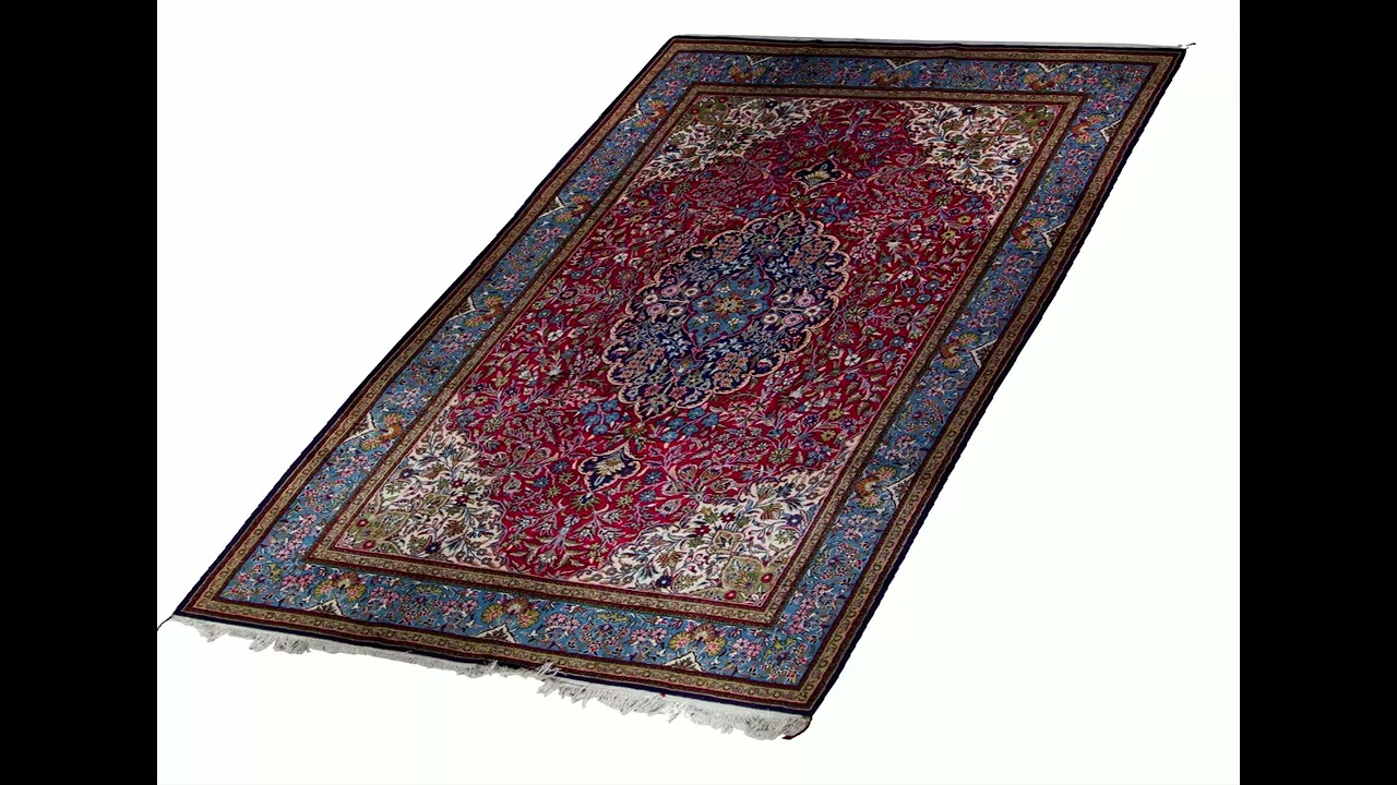Ghom Wool Hand Knotted Persian Rug