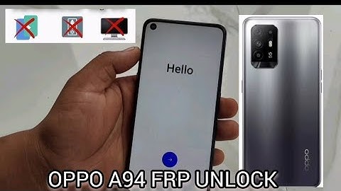 OPPO A94 FRP UNLOCK / All Oppo Google Account Bypass Android 13/14 /15 Without Pc ,2025