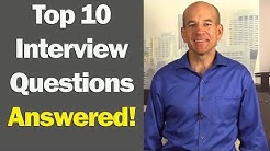 Top 10 Job Interview Questions & Answers (for 1st & 2nd Interviews) 