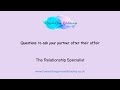 Questions To Ask Your Partner